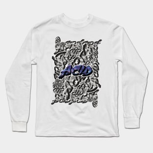 Acid pattern Long Sleeve T-Shirt